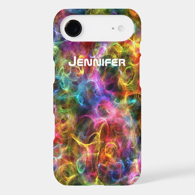 iPhone 6 Case | Rainbow Lights | Personalized (Back)