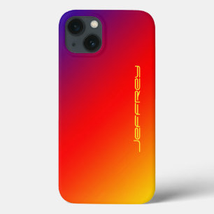 iPhone 6 Case, Vivid Rainbow, Personalized, Rugged 13 Case