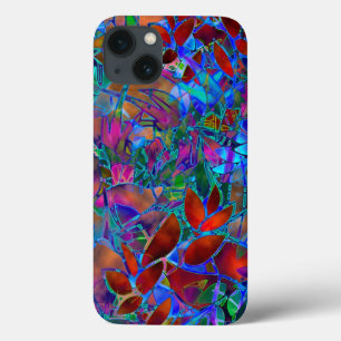 iPhone 6 Coque Tough Floral Abstrait verre