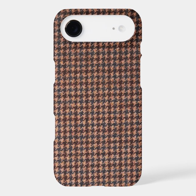 iPhone 6 Plus Barely There Coque : Tweed Fabric Brown (Verso)