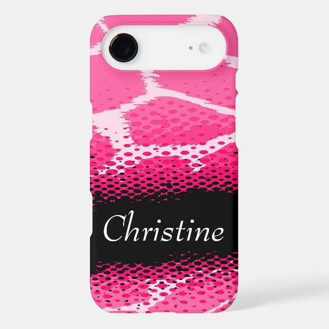 iPhone 6 Tough coque poster de animal graphique rose (Verso)