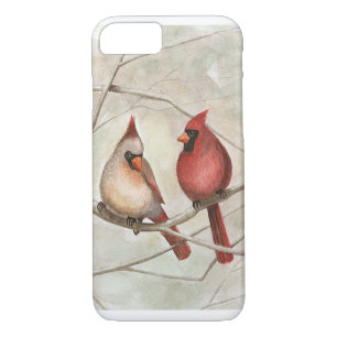 iPhone 7/8 Cardinals rouges Personnalisé Coque min