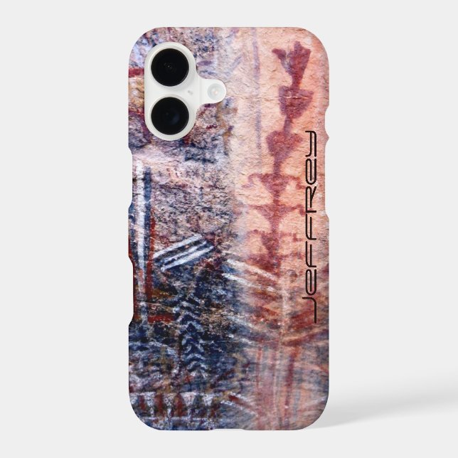 iPhone 7 Case, Ancient Pictographs, Personalized (Back)