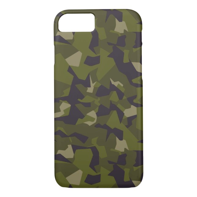 Iphone 7 case Camouflage Swedish M90 (Back)