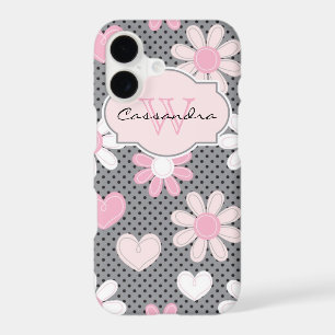 iPhone 7 Case   Daisies   Polka Dots   Hearts