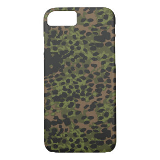 Iphone 7 case German WWII Camouflage Platanentarn