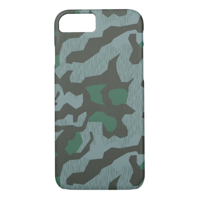 Iphone 7 case German WWII Camouflage Splinter A (Back)