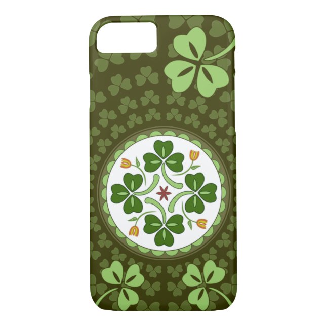 iPhone 7 case - Irish Good Luck Hex (Back)