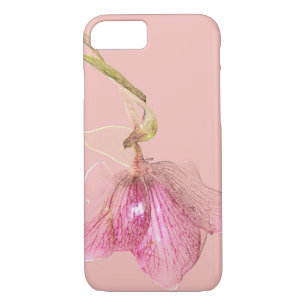 iPhone 7 Case Pink Flower Design