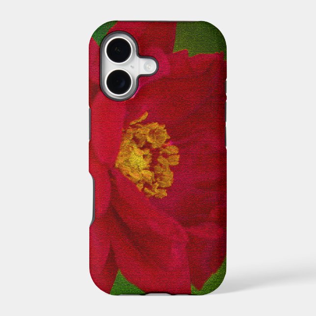 iPhone 7 case/Red Rose Mosiac Tile Style (Back)