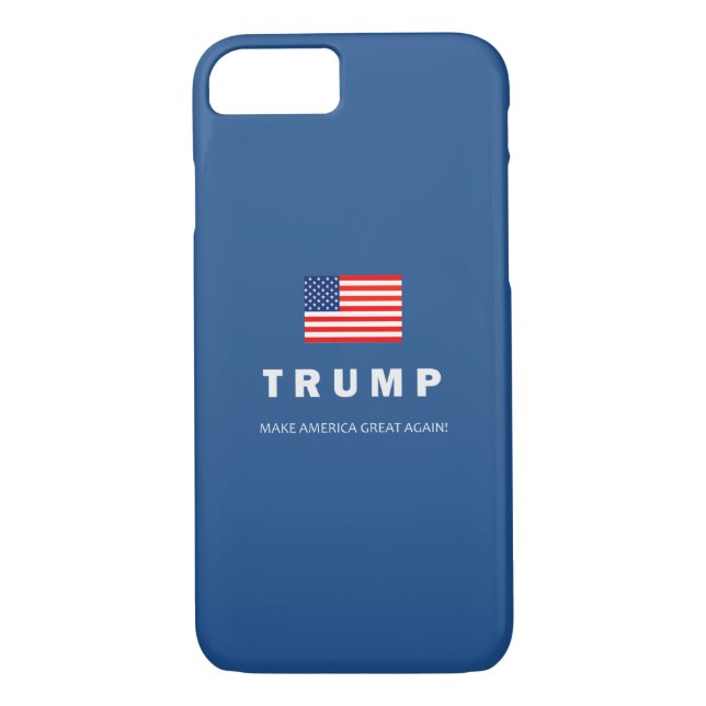 iPhone 7, Donald Trump For President 2016 Case-Mate iPhone Case (Back)