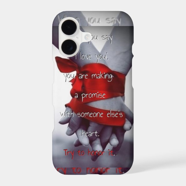iPhone 7 Love Quote Case (Back)