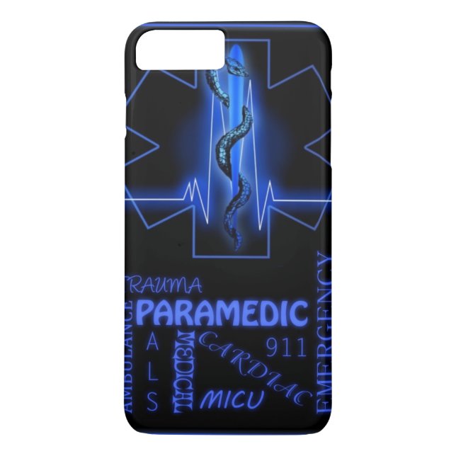 iPhone 7 Plus Paramedic cell phone cover (Back)