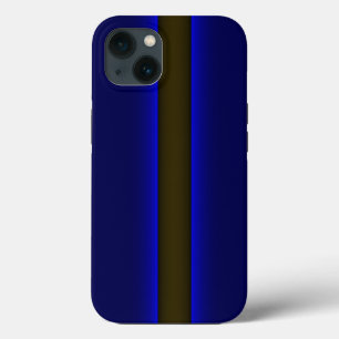 iPhone 7 Police coque Ligne Bleue Mince