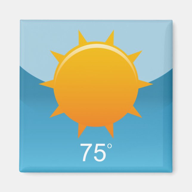 iPhone App Magnet - Météo (Devant)