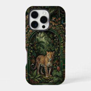 iPhone 16 Pro Arche de la jungle au léopard sauvage   Coque pour