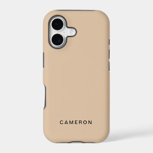 iPhone beige personnalisé