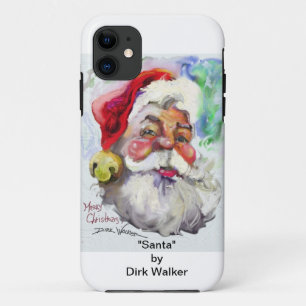 iPhone Case - 5/5s w/ "Santa" original artwork by