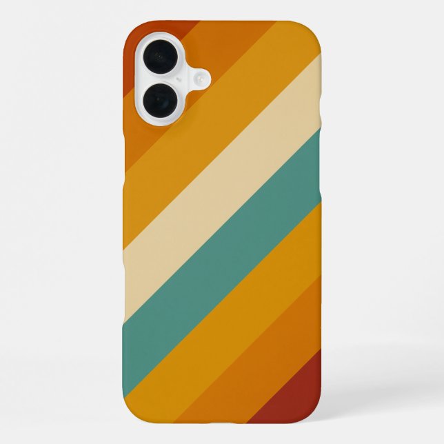 iPhone Case -70s Retro Style (Colourful) (Back)