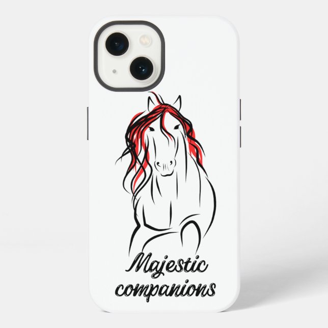 iPhone case and horse (Back)