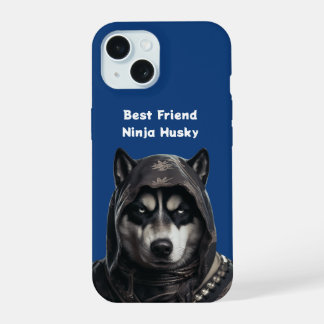  IPhone Case Blue Personalized  Ninja Husky  