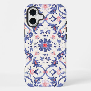 iPhone Case: blue@pink. 16 Plus Case