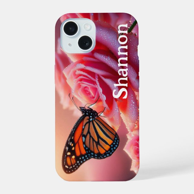 iPhone Case - Butterfly Rose (Back)