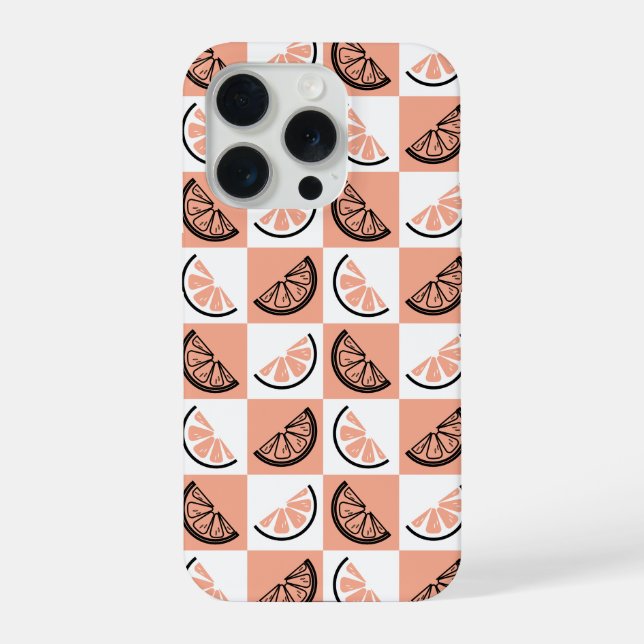 iPhone case citrus design (Back)