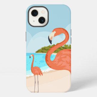 iPhone case design Pink flamingo, Aruba