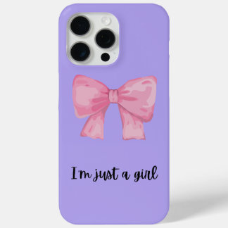 iPhone case, I'm just a girl phone case