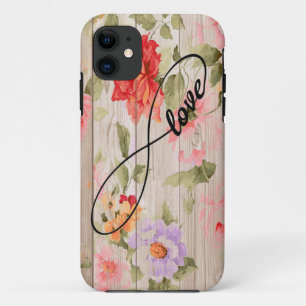 iPhone Case iPhone 6 Case Flower Wood Floral Love