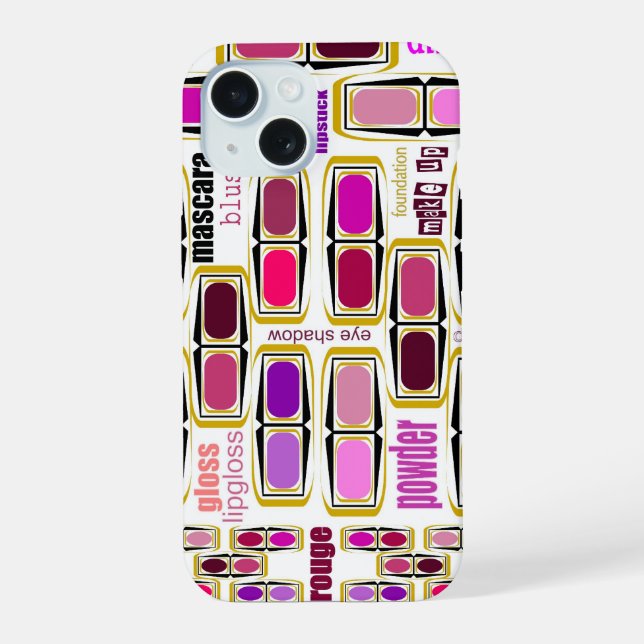 iphone case makeup design (Back)