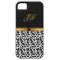 iPhone Case-Mate Case Gold Black