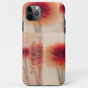 iPhone Case   Protective Floral Quote Design