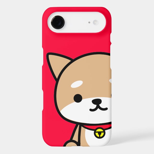 iPhone Case - Puppy - Red (Back)