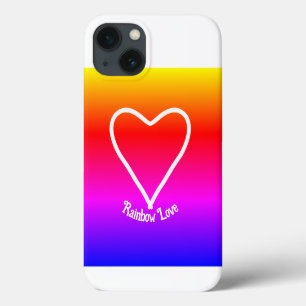 iPhone Case  Rainbow Love  Colorful