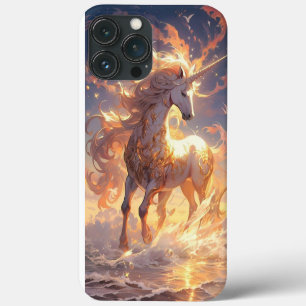 iPhone case rare horse gold printing