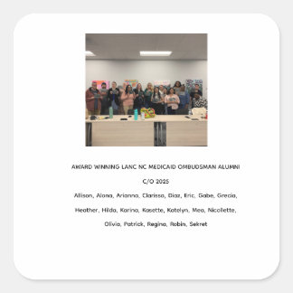 iPhone Case Square Sticker