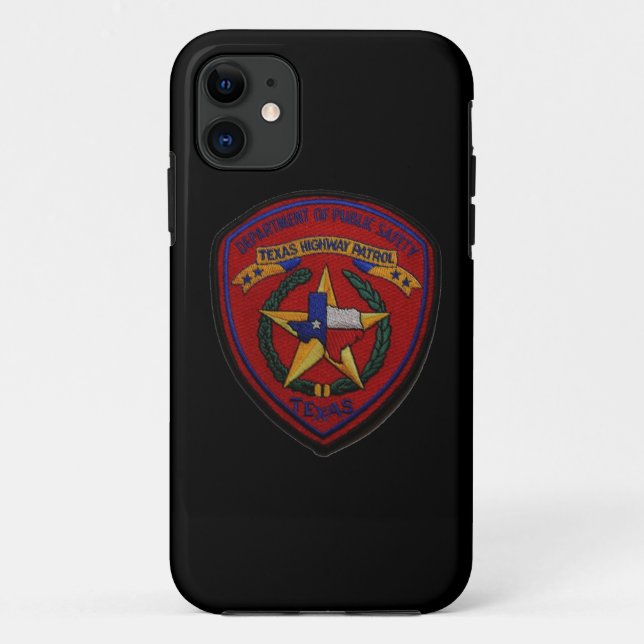 Iphone Case Texas Highway Patrol Patch (Back)