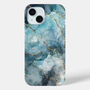 iPhone Case, Thunder Marble Impact-Resistant Case: 15 Case