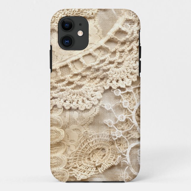 iPhone Case Vintage Lace #2 (Back)