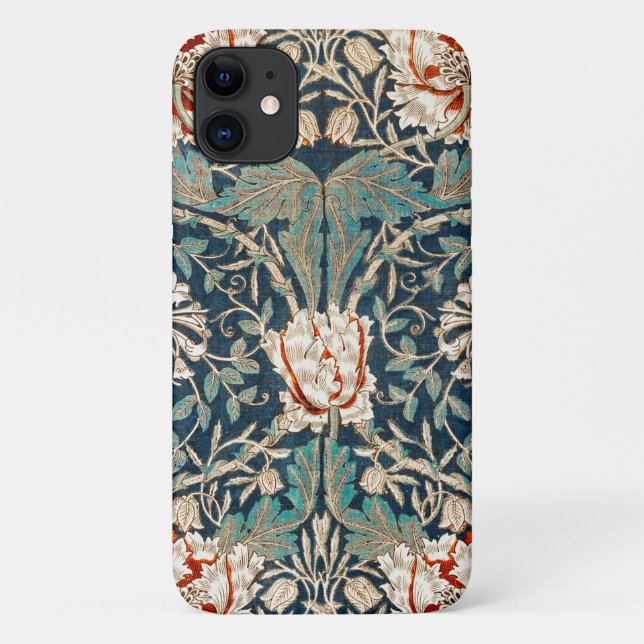 IPHONE CASE : WILLIAM MORRIS : HOEYSUCKLE (Back)