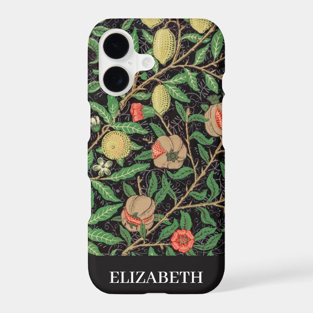 IPHONE CASE : WILLIAM MORRIS : POMEGRANATES (Back)