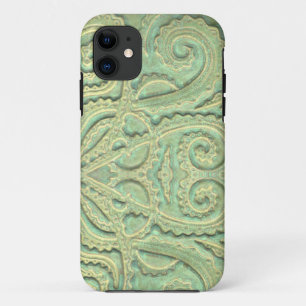 iPhone case with Craftsman tile pattern