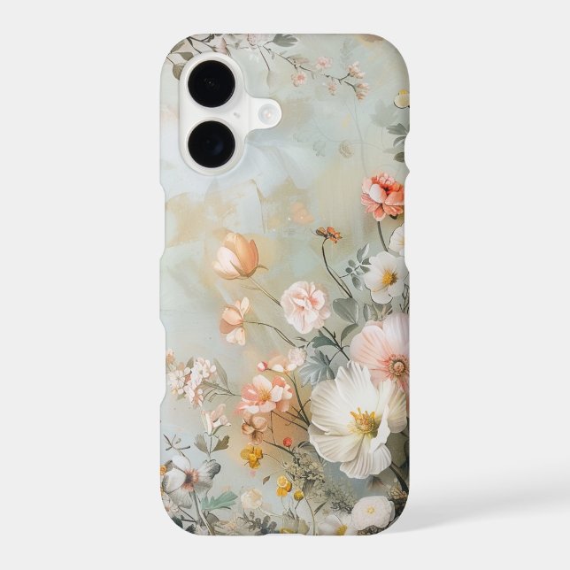  iPhone Case with flowers (Verso)