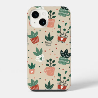 iPhone case with I wet my plants design