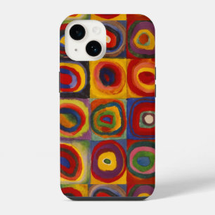 iPhone Case with Kandinsky's Squares and Circles