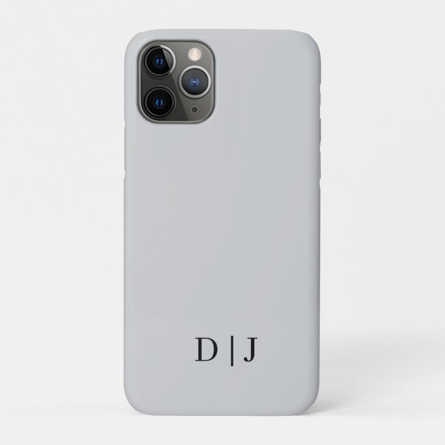 IPhone Cases Medium Grey  (Back)