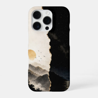 iPhone 16 Pro Conception de coque de téléphone à paysage de jour