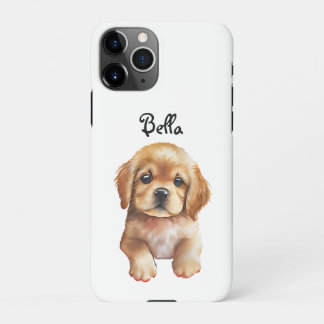iPhone 11Pro Coque d'esquisse personnalisée pour animaux de com